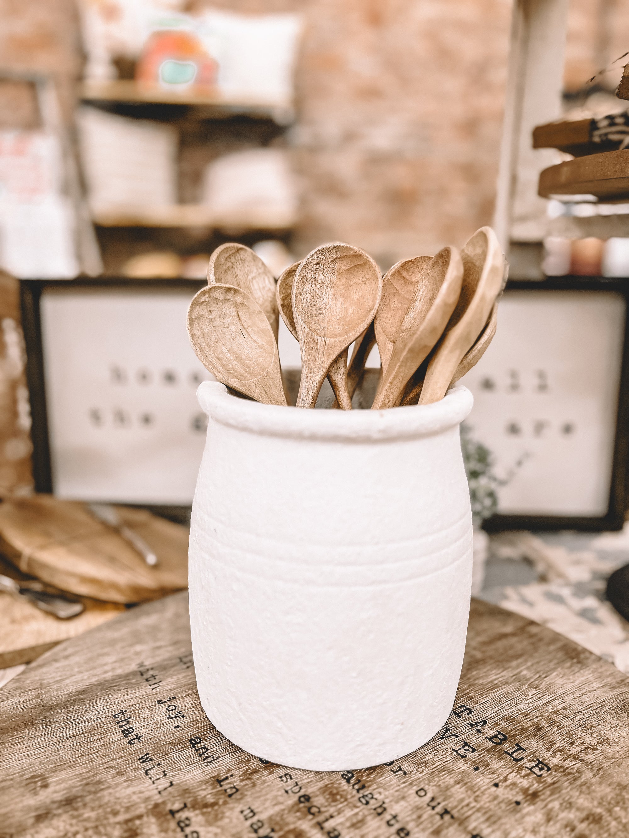 Hand-Carved Wooden Spoon