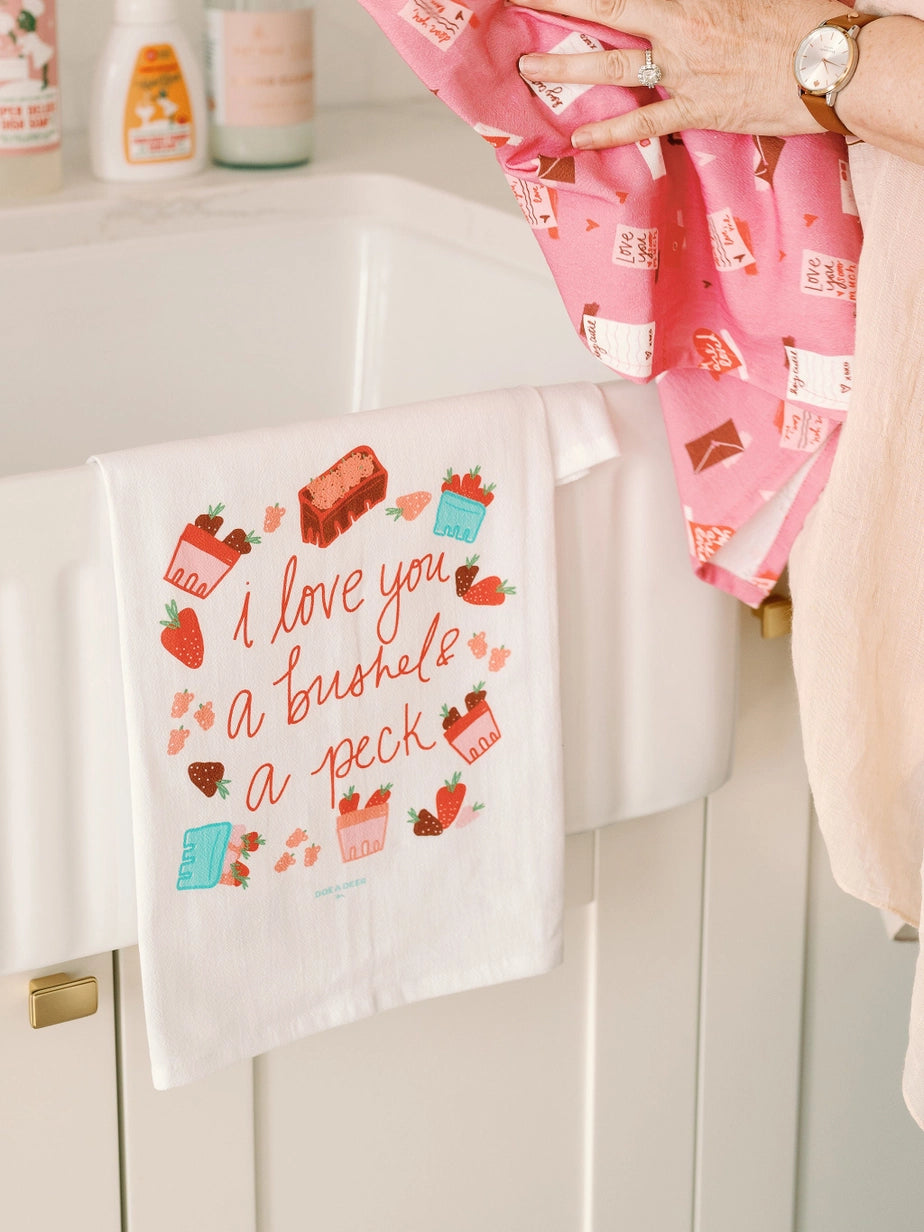 Strawberries Kitchen Flour Sack Towel