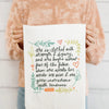 Clothed With Strength Kitchen Flour Sack Towel