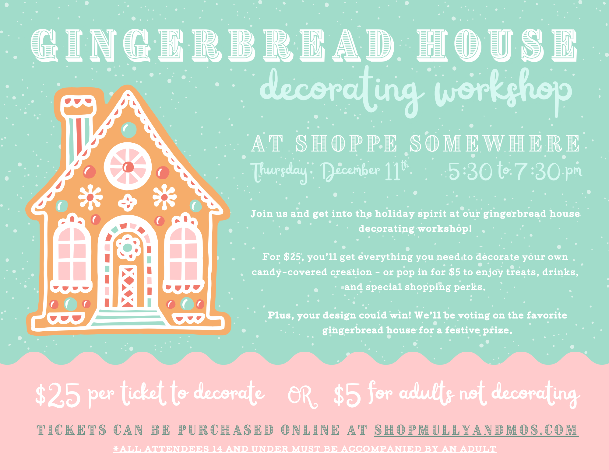 Gingerbread House Decorating Workshop