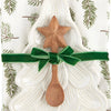 Tree Appetizer Plate with Towel & Spoon