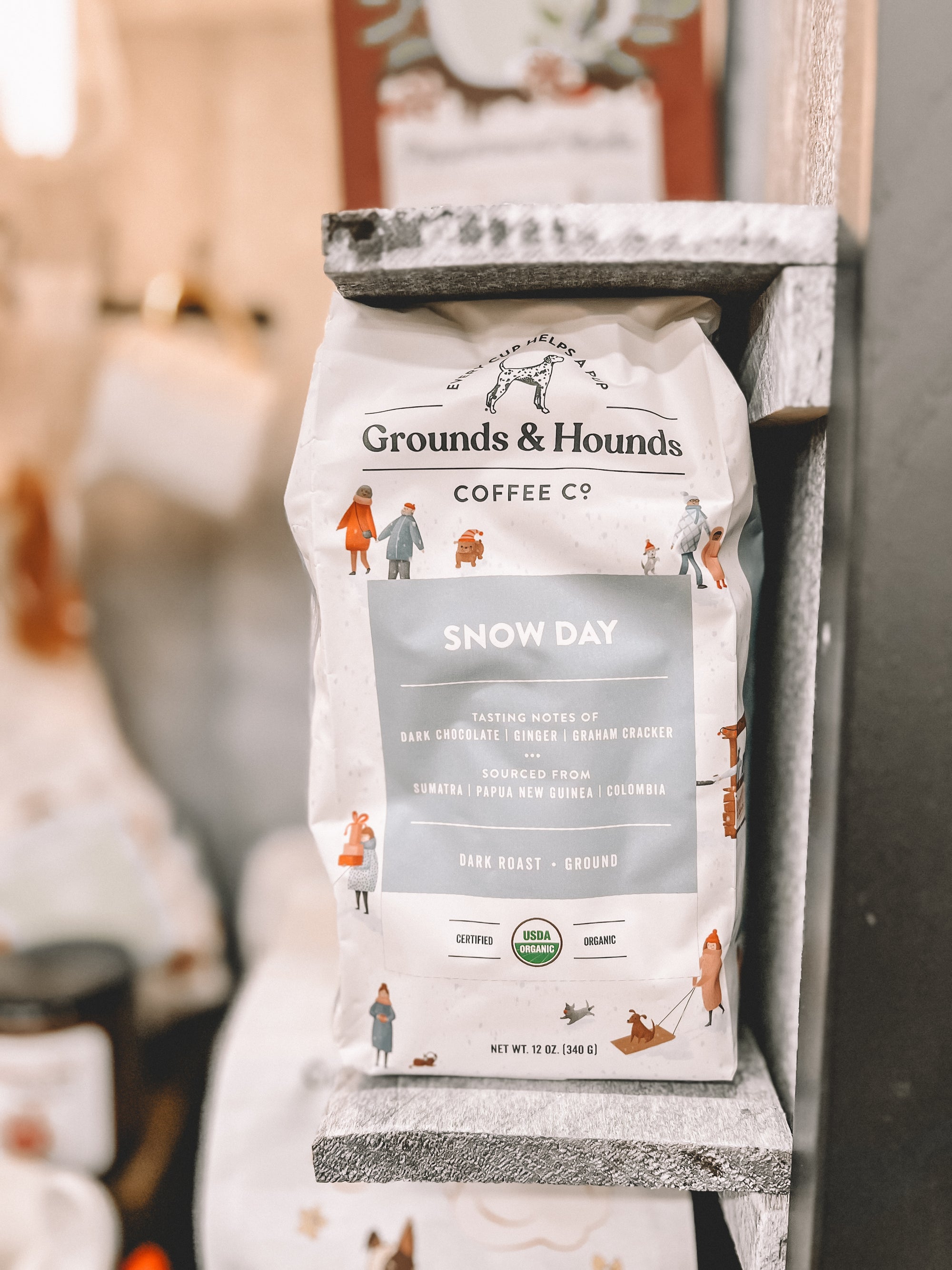 Grounds & Hounds Snow Day Ground Coffee