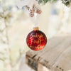 Baby's First Christmas Hand Lettered Ornament