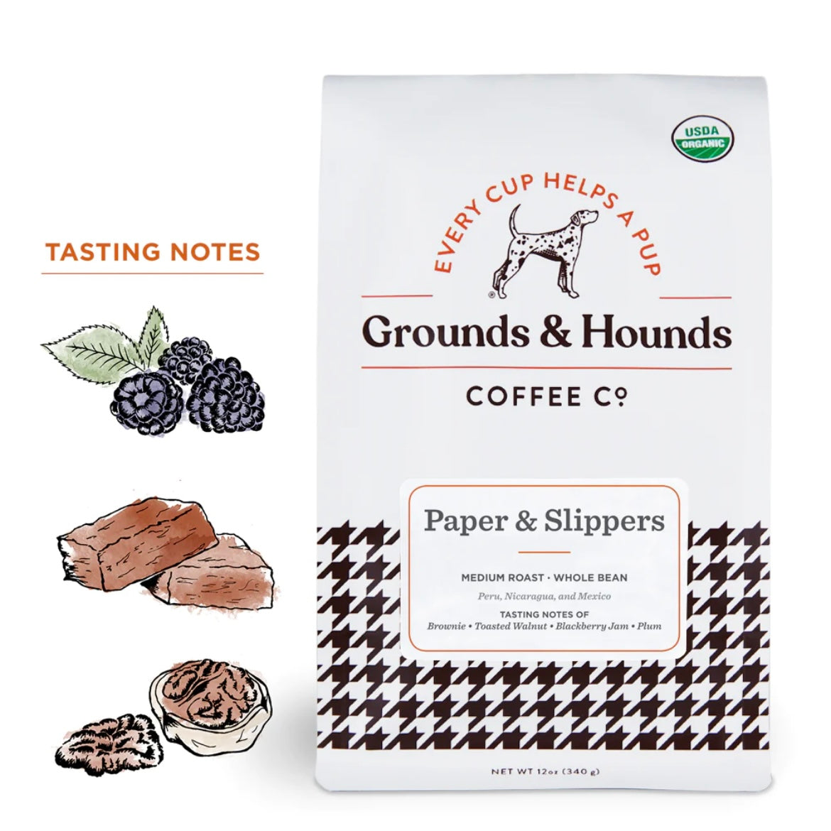 Grounds & Hounds Paper & Slippers Ground Coffee