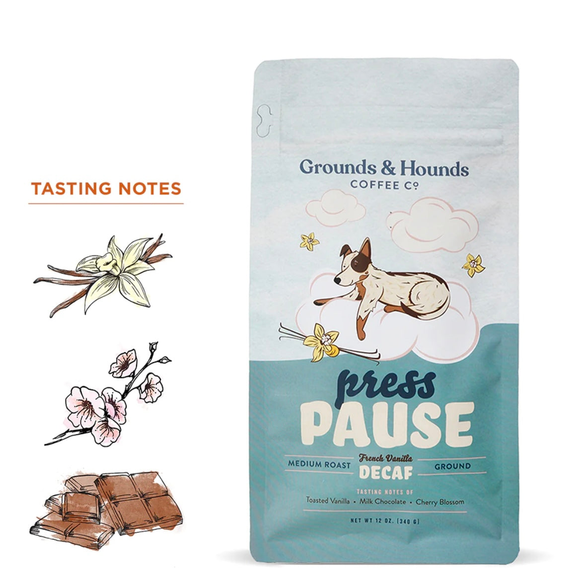Grounds & Hounds Decaf Ground Coffee