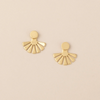 Refined Earring Collection - Sunburst Ear Jacket/Gold Vermeil