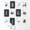 Wee Gallery Woodland Alphabet Cards