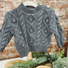 Mebie French Knot Cable Knit Sweater