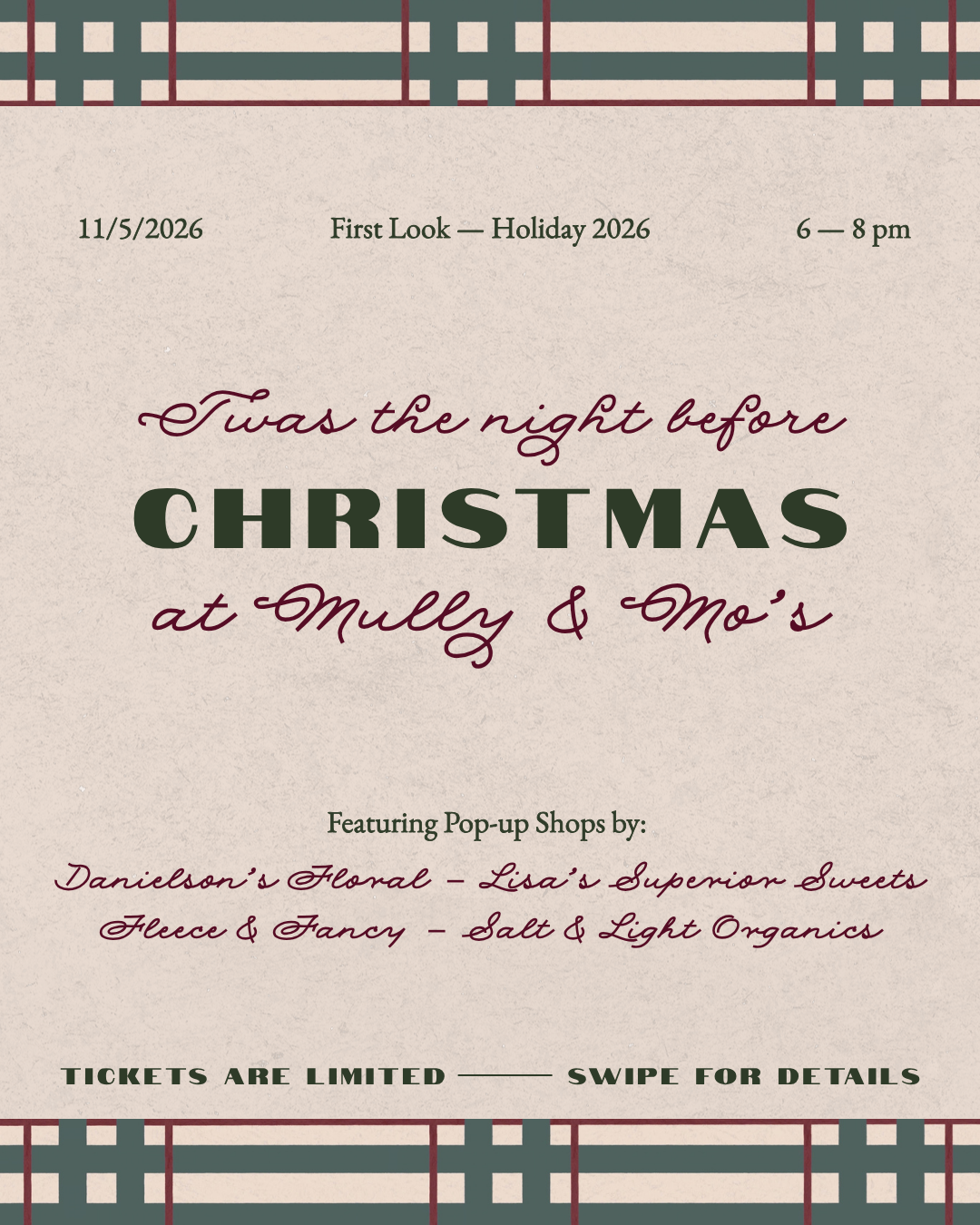 'Twas the Night Before Christmas (2026) - Presented by Mully & Mo's, LLC